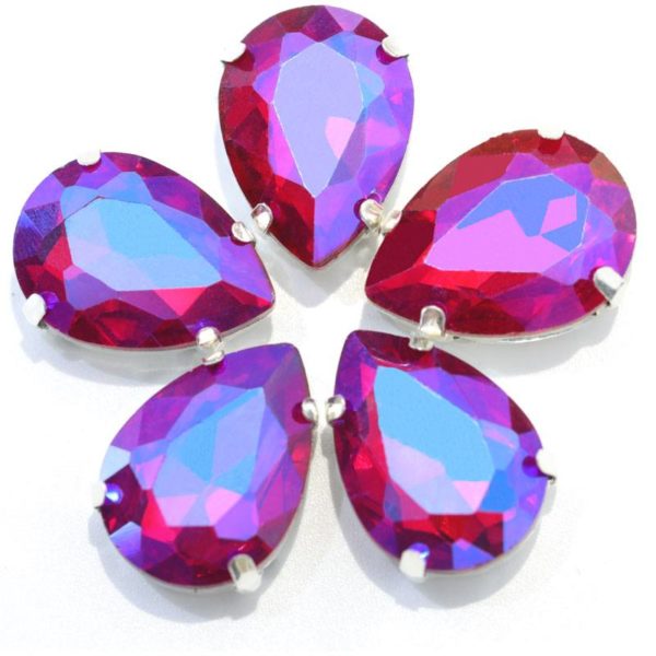 Schmucksteine Glas Aufnähsteine Glas Strass Zum Aufnähen