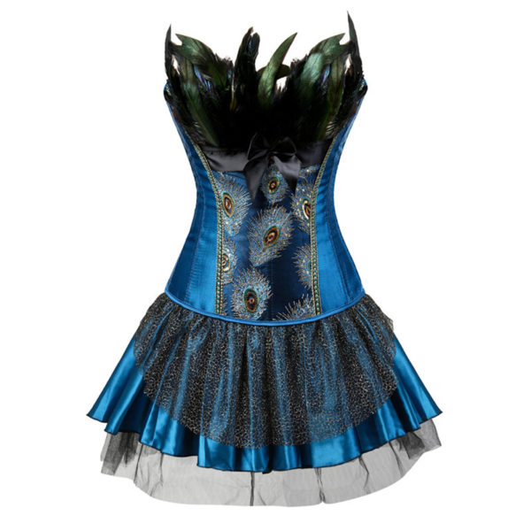 caudatus-corsets-bustiers-peacock-embroidery-princess-costumes-burlesque-overbust-corsets-dresses-with-skirt-feather-plus-size-jpg Showtanz Burlesque Korsett Pira blau