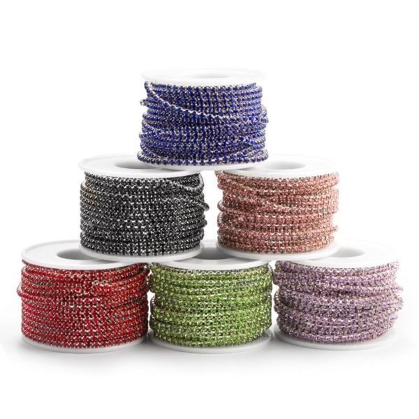 qiaoss6-ss12-viele-farbe-neue-angebote-10-yards-roll-kristall-glas-strass-kette-diy-mode-zubeh-jpg-1 Strass Borten Band Empire zum Aufnähen 9,2 m