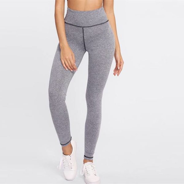 sweatyrocks-hohe-taille-steinig-knit-leggings-hosen-weibliche-2017-neue-ankunft-grau-regelm-ige-plain-bottom-jpg_640x640-jpg High Waist Tanz Sport Leggings Ela grau